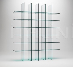 Итальянские Стеллажи - Книжный стеллаж Glass Shelves #1 (1976) фабрика Glas italia
