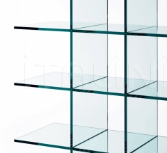 Итальянские Стеллажи - Книжный стеллаж Glass Shelves #1 (1976) фабрика Glas italia