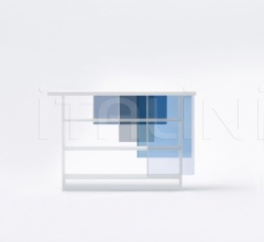 Итальянские Стеллажи - Книжный стеллаж Layers фабрика Glas italia