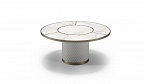 Reflex Angelo: круглы стол Signore Degli Anelli 72 Steel