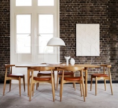 Итальянские Столы обеденные - Стол обеденный CH327 Итальянские Столы обеденные - Стол обеденный CH327 фабрика Carl Hansen & Son