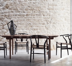 Итальянские Столы обеденные - Стол обеденный CH335 Итальянские Столы обеденные - Стол обеденный CH335 фабрика Carl Hansen & Son