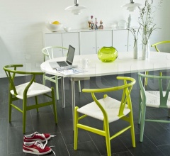 Итальянские Столы обеденные - Стол обеденный CH388 Итальянские Столы обеденные - Стол обеденный CH388 фабрика Carl Hansen & Son