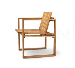 Итальянские Уличная мебель - Стул с подлокотниками BK10 фабрика Carl Hansen & Son