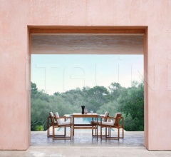 Итальянские Уличные столы - Стол обеденный BK15 Итальянские Уличные столы - Стол обеденный BK15 фабрика Carl Hansen & Son