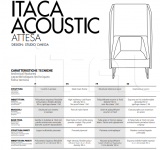 Система сидений ITACA ACOUSTIC Arte&D