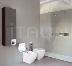 Итальянские Ванная - Подвесной шкаф Flat V Итальянские Ванная - Подвесной шкаф Flat V фабрика Agape