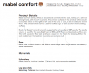 Кресло Mabel Comfort Lounge B&T Design