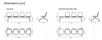Система сидений Pera Bench B&T Design