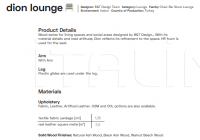 Кресло Dion Lounge B&T Design