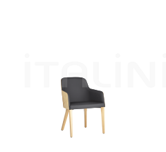 Стул с подлокотниками Hudson фабрика B&T Design