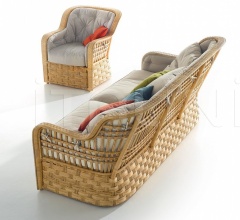 Итальянские Уличные кресла - Кресло Crochet Carre armchair Итальянские Уличные кресла - Кресло Crochet Carre armchair фабрика Bonacina