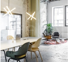 Итальянские Столы для конференц зала - Стол обеденный Table B Cable Management Итальянские Столы для конференц зала - Стол обеденный Table B Cable Management фабрика BD Barcelona Design