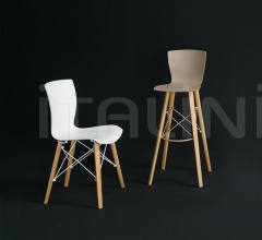 Итальянские Рестораны/Бары - Барный стул Rap Wood.ss Итальянские Рестораны/Бары - Барный стул Rap Wood.ss фабрика Colico