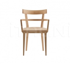 Стул с подлокотниками Cafe 461 фабрика Billiani
