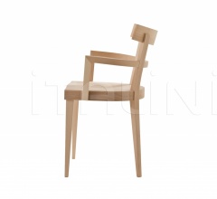 Стул с подлокотниками Cafe 461 фабрика Billiani