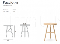 Барный стол Puccio 718 Billiani