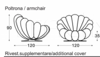 Кресло anemone Giovannetti