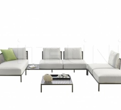 Итальянские Уличная мебель - Модульный диван Leon Outdoor фабрика Gyform