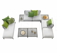 Итальянские Уличная мебель - Модульный диван Leon Outdoor фабрика Gyform