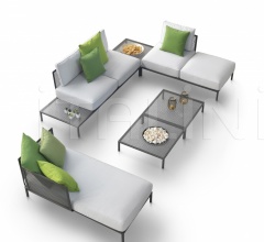 Итальянские Уличная мебель - Модульный диван Leon Outdoor фабрика Gyform