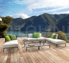 Итальянские Уличная мебель - Модульный диван Leon Outdoor фабрика Gyform