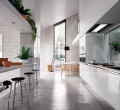 Кухня SPACE PROFILE-C – GLOSSY WHITE LACQUER Кухня SPACE PROFILE-C – GLOSSY WHITE LACQUER фабрика GD Arredamenti