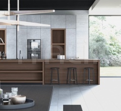 Кухня LEGNO VIVO 2.6 – CANALETTO WALNUT Кухня LEGNO VIVO 2.6 – CANALETTO WALNUT фабрика GD Arredamenti