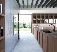 Кухня LEGNO VIVO 2.6 – CANALETTO WALNUT Кухня LEGNO VIVO 2.6 – CANALETTO WALNUT фабрика GD Arredamenti