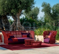 Итальянские Уличные кресла - Диван CLIFF DECO LOUNGE ARMCHAIR Итальянские Уличные кресла - Диван CLIFF DECO LOUNGE ARMCHAIR фабрика Talenti