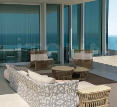 Итальянские Уличные кресла - Кресло CLIFF LIVING ARMCHAIR Итальянские Уличные кресла - Кресло CLIFF LIVING ARMCHAIR фабрика Talenti