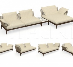 Модульный диван CRUISE TEAK MODULAR SOFA Модульный диван CRUISE TEAK MODULAR SOFA фабрика Talenti