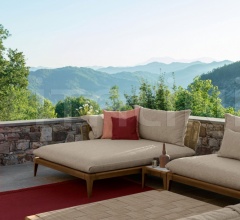 Модульный диван CRUISE TEAK MODULAR SOFA Модульный диван CRUISE TEAK MODULAR SOFA фабрика Talenti