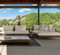 Модульный диван CRUISE TEAK MODULAR SOFA Модульный диван CRUISE TEAK MODULAR SOFA фабрика Talenti