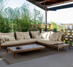 Модульный диван CRUISE TEAK MODULAR SOFA Модульный диван CRUISE TEAK MODULAR SOFA фабрика Talenti