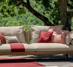 Диван CRUISE TEAK 3 SEATER SOFA Диван CRUISE TEAK 3 SEATER SOFA фабрика Talenti