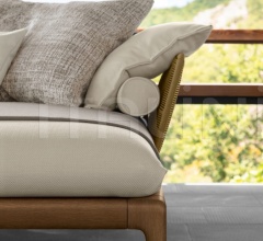 Диван CRUISE TEAK 3 SEATER SOFA Диван CRUISE TEAK 3 SEATER SOFA фабрика Talenti