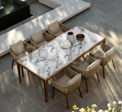 Стол обеденный CRUISE TEAK 240×110 DINING TABLE фабрика Talenti