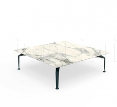 Журнальный столик CRUISE ALU 120×120 COFFEE TABLE фабрика Talenti