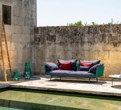 Кофейный столик CRUISE ALU D120 ROUND COFFEE TABLE фабрика Talenti