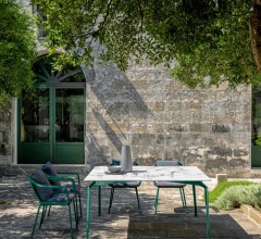 Стул с подлокотниками CRUISE ALU DINING ARMCHAIR Стул с подлокотниками CRUISE ALU DINING ARMCHAIR фабрика Talenti