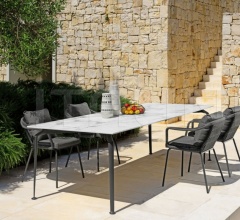 Стул с подлокотниками CRUISE ALU DINING ARMCHAIR Стул с подлокотниками CRUISE ALU DINING ARMCHAIR фабрика Talenti