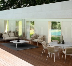 Стул с подлокотниками CRUISE ALU DINING ARMCHAIR Стул с подлокотниками CRUISE ALU DINING ARMCHAIR фабрика Talenti