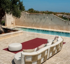 Пуф SCACCO ROUND POUF фабрика Talenti