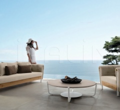 Кофейный столик DOMINO ROUND COFFEE TABLE фабрика Talenti