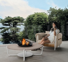 Кофейный столик DOMINO ROUND COFFEE TABLE фабрика Talenti