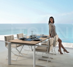 Стол обеденный DOMINO 160×95 EXTENDIBLE DINING TABLE фабрика Talenti