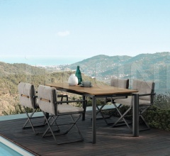 Стол обеденный DOMINO 160×95 EXTENDIBLE DINING TABLE фабрика Talenti