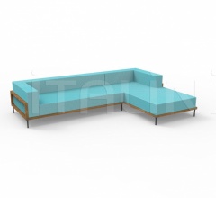 Модульный диван CLEO TEAK MODULAR SOFA Модульный диван CLEO TEAK MODULAR SOFA фабрика Talenti