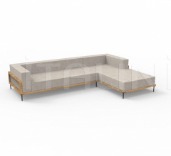 Модульный диван CLEO TEAK MODULAR SOFA Модульный диван CLEO TEAK MODULAR SOFA фабрика Talenti